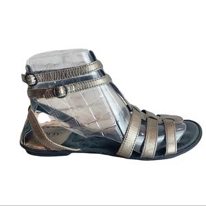 Born Bronze Metallic Leather Strappy Gladiator Style Sandals [size 9]